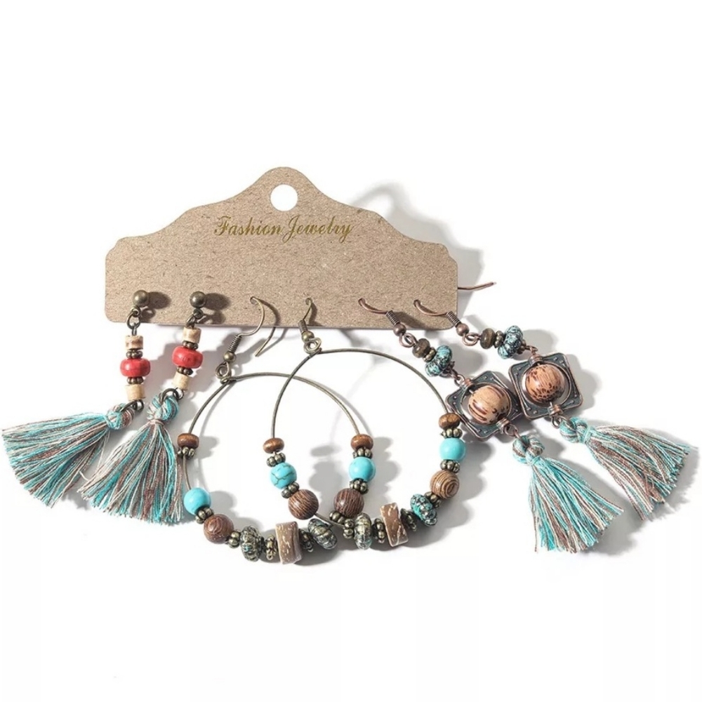 Ethnic Geometric Earrings